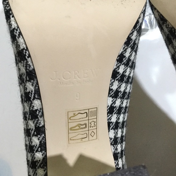 J.Crew Size 9 Bell Ankle Tie Gingham Pumps… - Picture 8 of 8